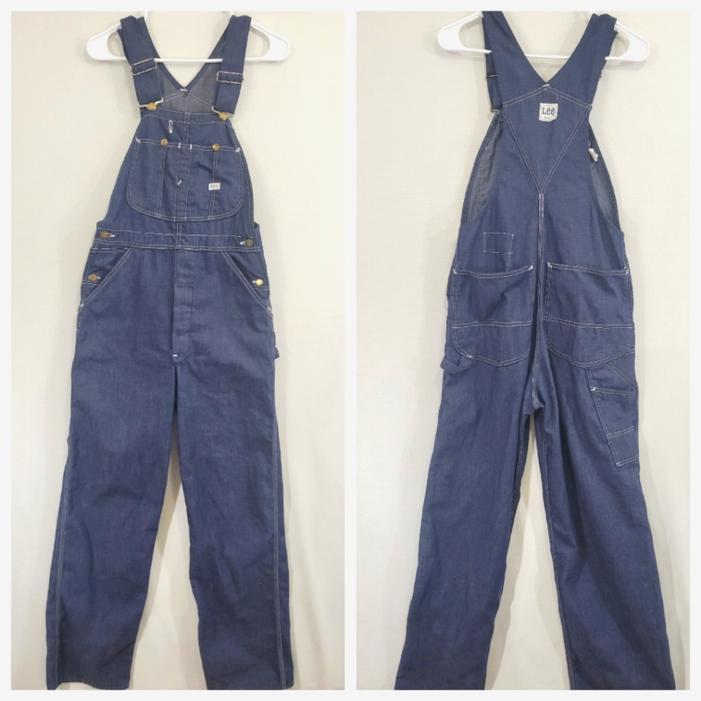 Vintage Lee 70s 80s Women's Denim Overalls